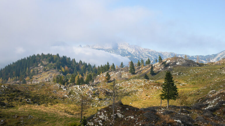 Velika Planina Sloveenias. Oktoober 2019.