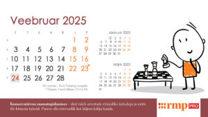 RMP lauakalender veeebruar 2025