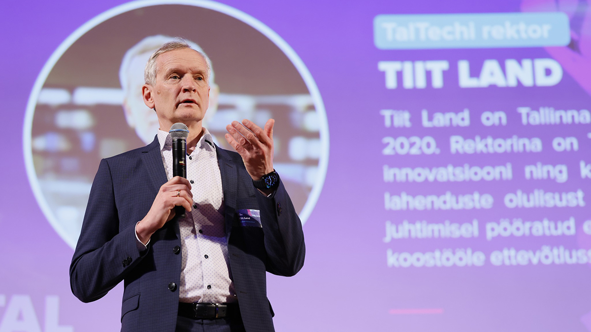 TalTech majandusKonverentsi avas TalTechi rektor Tiit Land