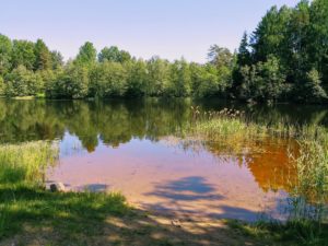 Ainja järv, ideaalne ujumiseks.