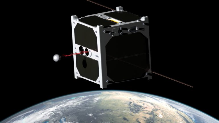 Tudengisatelliit EstCube-1 illustratsioon