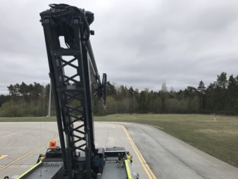 Ämari lennubaasi päästeauto. Foto: Hans Lõugas